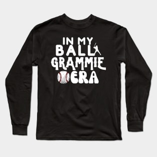 In My Ball Grammie Era Women Baseball Grandma Long Sleeve T-Shirt